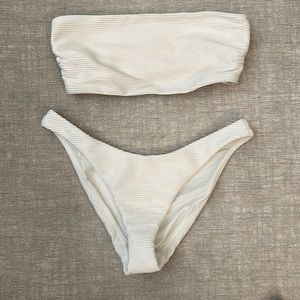 Seafolly - Essentials Ribbed Tube Top and Bottom